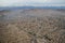 Kabul city, Afghanistan from the air in summer of 2018