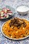 kabuli pulao(luxurious pilaf), Afghan national dish