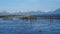 Kachemak Bay Snow Capped Kenai Mountains Homer Alaska