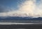 Kachemak Bay in winter with sea otters