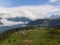 Kackar mountains and plateaus, aerial view