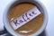 Kaffee word in German for Coffee in English