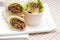 Kafta shawarma chicken pita wrap roll sandwich