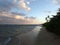 Kahala Beach at dusk