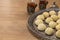 Kahk El Eid -  Cookies of Eid El Fitr with red tea
