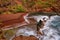 Kaihalulu red sand beach