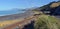 Kaikoura Coast Looking South Panorama, New Zealand