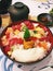 Kaisen don consists of assorted raw seafood on a bowl of sushi rice