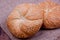 Kaiser roll bread