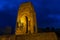 Kaiser Wilhelm Monument at night with lighting