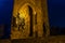 Kaiser Wilhelm Monument at night with lighting