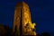 Kaiser Wilhelm Monument at night with lighting