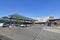 Kaiserslautern, Germany - Central bus station at \'Guimaraes Platz\' town square in front of main station