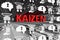 KAIZEN concept blurred background