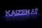 KAIZEN particle neon concept self illumination background