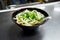 Kake udon noodles or noodle soup Japanese style