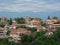 Kakheti, Georgia: Sighnaghi picturesque town on a hill, with views of the Alazani Valley and the Georgian Caucasus, Georgia