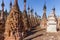 Kakku pagodas, in Myanmar