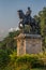 Kala Ghoda Statue of Maharaja Sayajirao Gaekwad III near to Sayaji baug Kamati baug`s Main Entrance.VADODARA