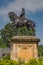 Kala Ghoda Statue of Maharaja Sayajirao Gaekwad III near to Sayaji baug Kamati baug`s Main Entrance.VADODARA