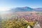 The Kalabaka town, view from monastery