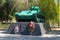 Kalach-on-Don. Russia-September 8, 2019. Monument tank