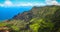 Kalalau valley lookout at Kokee State Park, Na Pali coast, Kauai, Hawaii, USA