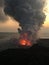 Kalapana Lava flow from volcano into ocean at KÄ«lauea Big Island Hawaii