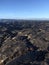 Kalapana Lava flow from volcano into ocean at KÄ«lauea Big Island Hawaii