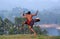 Kalaripayattu marital art demonstration in Kerala, South India