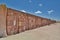 Kalasasaya temple wall. Tiwanaku archaeological site. Bolivia