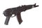 Kalashnikov AK with optical sight on white