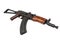 Kalashnikov ak spetsnaz isolated on a white background