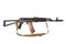 Kalashnikov aks-74 para isolated on a white background