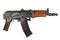 Kalashnikov aks74u isolated on a white background