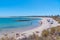 KALBARRI, AUSTRALIA, JANUARY 12, 2020: Chinaman\\\'s beach in Kalbarri, Australia