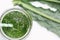 Kale and greens smoothie beverage