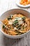 Kale Pasta Dish with carrots