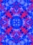 Kaleidoscope Background Blue, White And Purple Textured Background