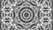 Kaleidoscope Black And White 6 // 4k 60fps Monochrome Kaleidoscopic Pattern Video Background Loop