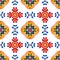 Kaleidoscope colorful geometric pattern