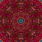 Kaleidoscope crimson mandala decorative symmetrical effect fractal background, beautiful design template