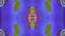 Kaleidoscope dynamic futuristic dreamy iridescent pattern background.