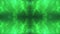 Kaleidoscope dynamic sci-fi psychedelic green background.