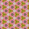 Kaleidoscope Edit with Colourful Flowers