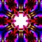 Kaleidoscope flower with vivid colours