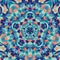 Kaleidoscope geometric colorful pattern. Abstract