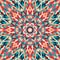 Kaleidoscope geometric colorful pattern. Abstract background