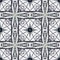 Kaleidoscope from industrial photo - architecture, metal lace, pattern, patchwork. Background for site or blog