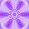 Kaleidoscope meditation ultra violet star tile mandala